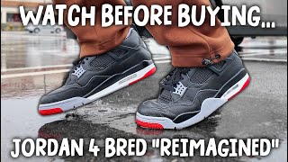 I Wore Jordan 4 BRED REIMAGINED for 1 week and This is What Happened [upl. by Ina]