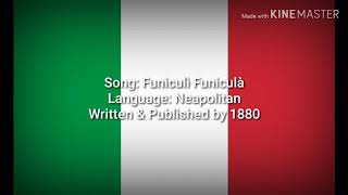 Funiculi Funicula  Beautiful Neapolitan Song Original Neapolitan Lyrics amp English Translation [upl. by Nol394]