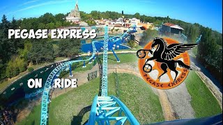 PEGASE EXPRESS  Parc Astérix  On ride [upl. by Zimmer705]