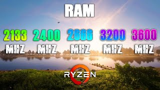 2133MHz vs 2400MHz vs 2666MHz vs 3200MHz vs 3600MHz RAM on Ryzen [upl. by Oran]