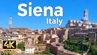 Siena Italy Walking Tour 4k Ultra HD 60fps – With Captions [upl. by Nashbar]