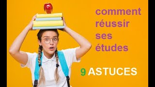 9 clés pour réussir ses études  comment étudier efficacement [upl. by Noloc819]