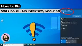 How to fix WiFi connected but shows No Internet Secured [upl. by Midan]