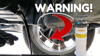 Pneumatic oil extractor isnt safe [upl. by Alamat945]