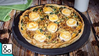 Tarte au chèvre et aux épinards  YouCook [upl. by Rramal]