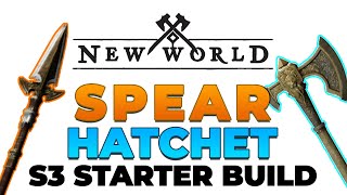 Season 3 Expansion Hatchet amp Spear Starter Build  New World [upl. by Ssenav920]