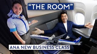 BEST Business Class ANA New Business Class quotThe Roomquot [upl. by Damal]