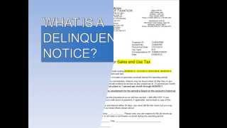 What is a Delinquency Notice [upl. by Notxam]