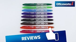 Pilot Frixion Erasable Gel Pen Overview [upl. by Adnirolc]