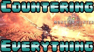 Countering Everything in Monster Hunter World with Long Sword [upl. by Rosanna154]