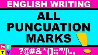 All Punctuation Marks  What is English Punctuation [upl. by New7]