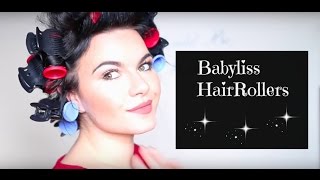 How To Use Babyliss  Heated Hair Rollers [upl. by Barnet]