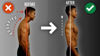 How To Fix Rounded Shoulders FAST 10 Minute ScienceBased Corrective Routine [upl. by Enairda]