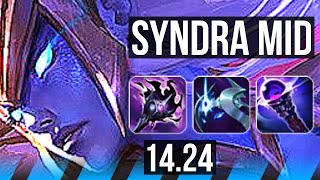 SYNDRA vs AHRI MID  7314  NA Challenger  1424 [upl. by Rosenblast857]