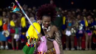 Buhle Betfu  Umhlanga Reed Dance 2018  Solo Dance By The Princess Sikhanyiso [upl. by Hollyanne]