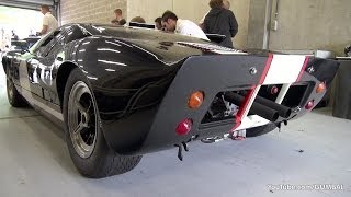 Ford GT 40 Mk 2  Loud Exhaust sounds on the Track [upl. by Phyllida985]