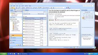 How to Send A Fax From Microsoft Outlook RightFax [upl. by Joo]