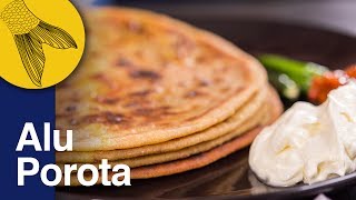 Aloo Paratha Recipe  Dhaba Style Punjabi Aloo Paratha  Potato Stuffed Indian Flatbread [upl. by Efron564]