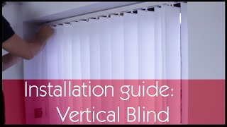 How to fit Vertical Blinds [upl. by Acceb929]