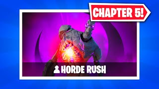 HOW TO PLAY HORDE RUSH MAP CODE IN FORTNITE CHAPTER 5 [upl. by Dorita965]