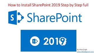 How to Install Microsoft SharePoint 2019 Step by Step full [upl. by Htevi953]