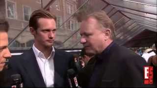 Alexander Skarsgård amp ‎Stellan Skarsgård at The Avengers Premiere 2012 [upl. by Fransis772]