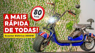 Scooter Elétrica 3000W  A MAIS RÁPIDA [upl. by Marutani]