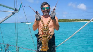 Catch and Cook from ISOLATION  Uninhabited Island Paradise Sailing Vessel Delos Ep 272 [upl. by Ezequiel]