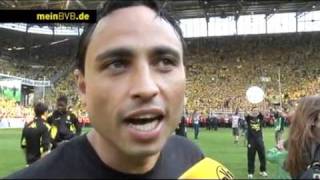 BVB  Nürnberg Interview mit Antonio da Silva Deutscher Meister 2011 [upl. by Kcerb457]