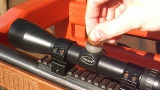 How to zero an air rifle scope Tutorial [upl. by Yesac]