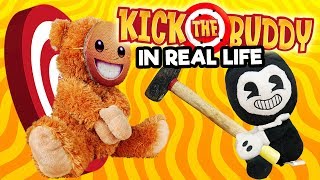 LP Movie Plushies play KICK THE BUDDY in REAL LIFE [upl. by Eelyac922]