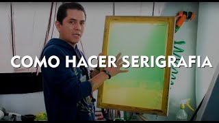 Como hacer serigrafia textil [upl. by Parry]