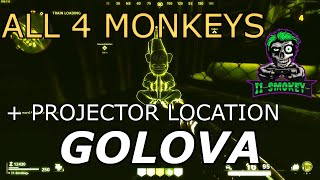 Outbreak Easter Egg Guide All 4 Monkey Locations In Golova  Projector location [upl. by Nnyleuqcaj]