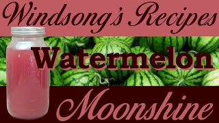 Watermelon ShineBest Summer Moonshine Drink [upl. by Adelice]