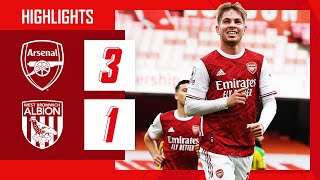 HIGHLIGHTS  Arsenal vs West Brom 31  Smith Rowe Pepe Willian  Premier League [upl. by Lucic]