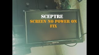 Sceptre Monitor no power on FIX Black Screen FIX [upl. by Ardnaid963]