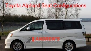 Different seating configurations in the Toyota Alphard [upl. by Rodrich860]