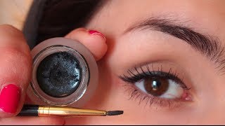 How To Apply Gel Eyeliner Brushes Tips and More [upl. by Adelheid149]