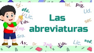 Las abreviaturas y sus características  Educación Primaria [upl. by Anar122]