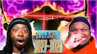 ZORO TAKES ON KAIDO OP  Episode 1027  1028  Reaction [upl. by Razaile810]