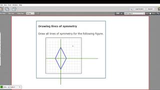 Drawing lines of symmetry [upl. by Aid]