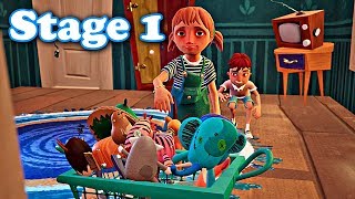 HELLO NEIGHBOR Hide amp Seek  Stage 1 Walkthrough  ALL Animal Toys Locations [upl. by Dutch]