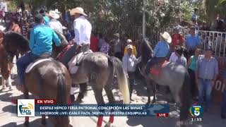 Desfile Hípico feria titutar municipio de Concepción las Minas [upl. by Akeenat735]