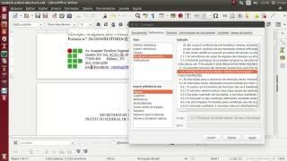 Como fazer referência cruzada no libreOffice writer [upl. by Sremmus]