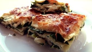 Türkisches Börek Rezept  Shafskäse und Spinat [upl. by Mindy]