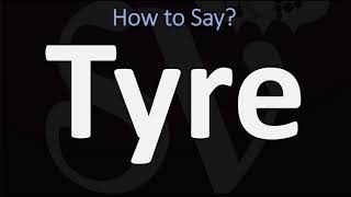 How to Pronounce Tyre BIBLE Lebanon [upl. by Ahsinrac173]