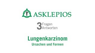 Lungenkarzinom Ursachen und Formen  Asklepios [upl. by Dane]