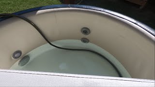 How To Change Your Softub Water With No Pump [upl. by Ahsenod964]