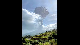 St Vincent Volcano Eruption shorts [upl. by Llerrahs128]