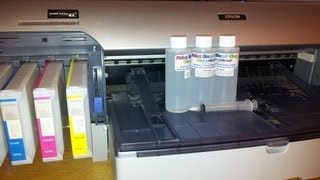 Maintaining and unplugging Epson Print Heads Epson 4000 4800 4880 7600 9600 Inkmizercom [upl. by Nissensohn127]